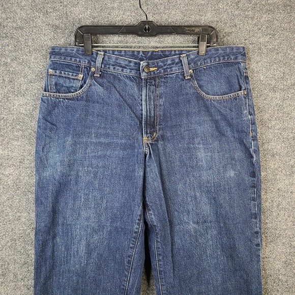 Patagonia Men's Relaxed Jeans - Dark Blue - Picture 3 of 12